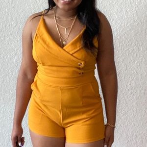 Mustard Sunset Romper